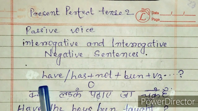 Present perfect tense passive voice interrogative and interrogative negative hindi sentences, Passive voice of present perfect tense,Present perfect tense passive voice in hindi,How to learn passive voice of present perfect tense in hindi,Best way to lear