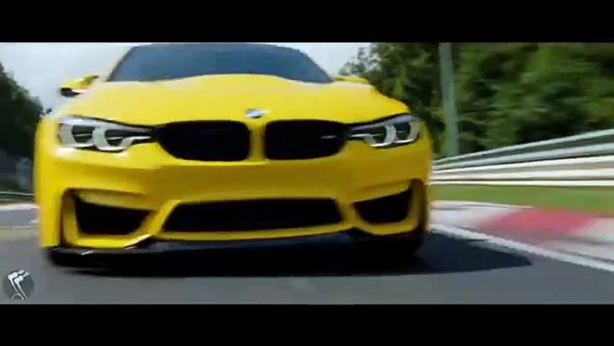 Yellow BMW Car Drift Video!!
