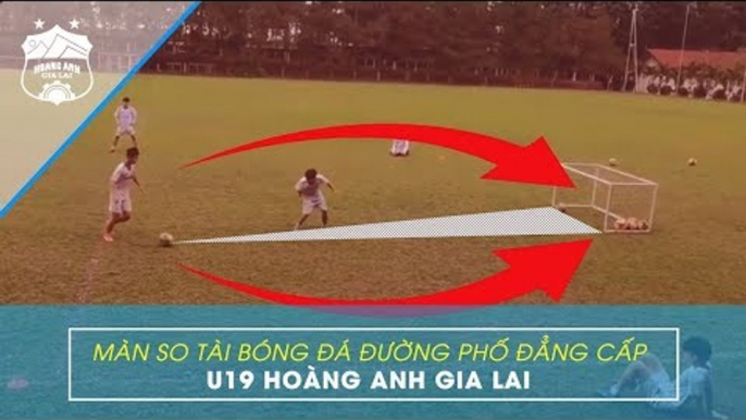 U19 HAGL | Các cầu thủ trẻ thể hiện kỹ thuật đường phố trong màn so tài 1 vs 1 | HAGL Media