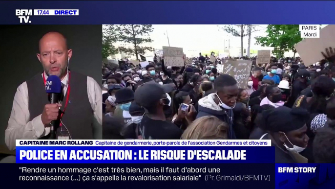 Affaire Traoré: pour le porte-parole de l'association Gendarmes et citoyens, "le plaquage au sol n'existe pas" dans la gendarmerie