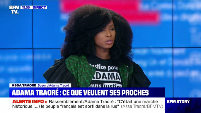 Assa Traoré sur la mort de son frère: "Ce n'est pas une bavure, c'est une violence policière"