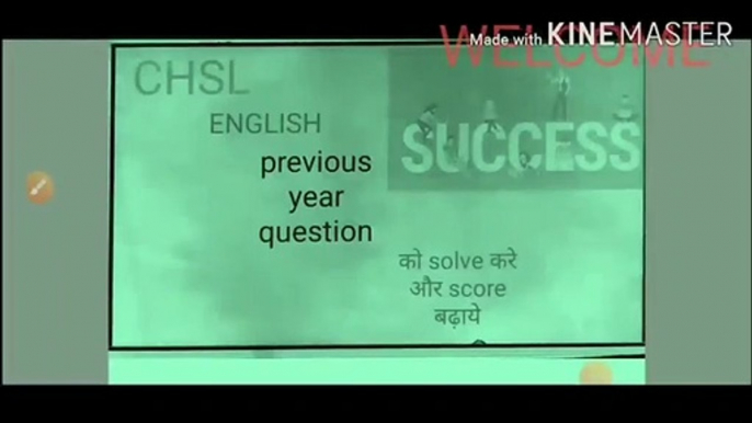 CHSL-2020 previous year english question lucid explanation ,,solve in easy way and increase score,, SSC, CHSL, CGl,CPO