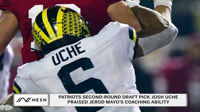 Patriots Second-Round Pick Josh Uche Praises Coach Jerod Mayo