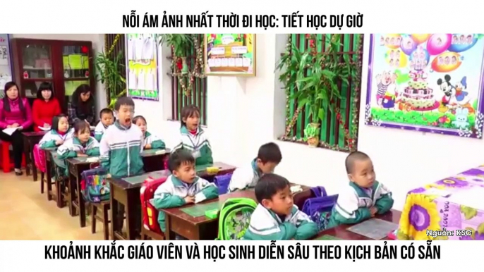 Nỗi ám ảnh nhất thời đi học: Tiết học dự giờ Khoảnh khắc giáo viên và học sinh diễn sâu theo kịch bản có sẵn