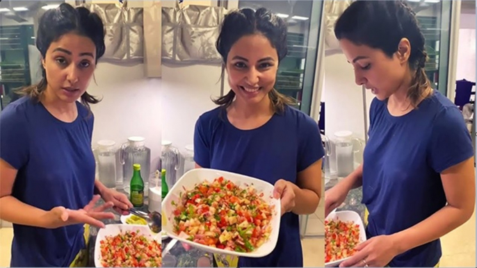 Hina Khan Shares Ramadan Special Salad Recipe | Ramadan Special SALAD । Watch Video । Boldsky