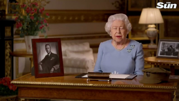 The Queen delivers TV address on 75th anniversary of VE Day