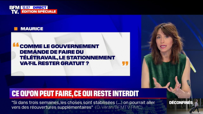 Le stationnement va-t-il rester gratuit durant les prochaines semaines ? BFMTV vous répond