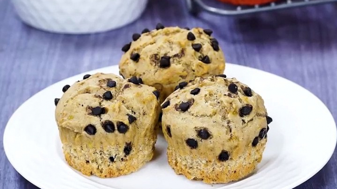 Eggless Banana Muffins - Eggless Banana Muffins recipe - banana muffins recipe