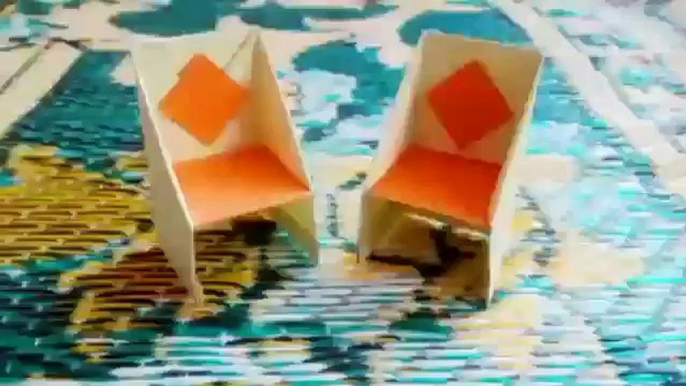 How to Make an Origami Chair Step by Step - Easy tutorial - DIY Paper Chair - Creative Ideas...