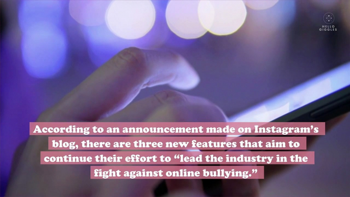 Instagram just launched a new feature to combat online bullying
