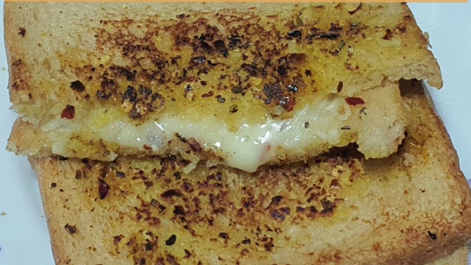 Home made garlic bread | cheese garlic bread recipe | dominos style garlic bread