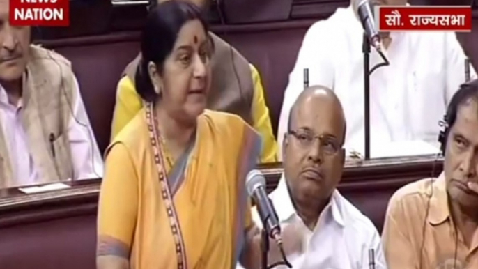 Question Hour: EAM Sushma Swaraj strong reply on India's foreign policy in Rajya Sabha