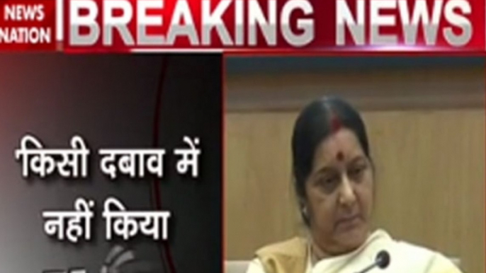 Sushma Swaraj on Pakistan: Terrorism and dialogue can't go hand-in-hand