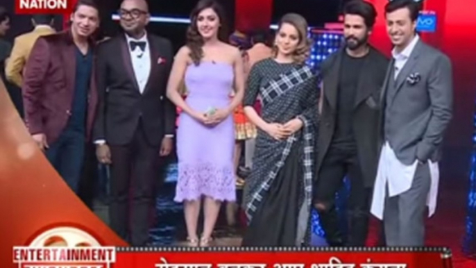 Serial Aur Cinema 1 FATAFAT: Shahid Kapoor and Kangana Ranaut promote 'Rangoon'