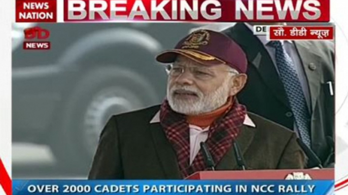 PM at NCC officers rally: Citizens, youth, farmers, scholars, scientists, shramiks, saints make a nation