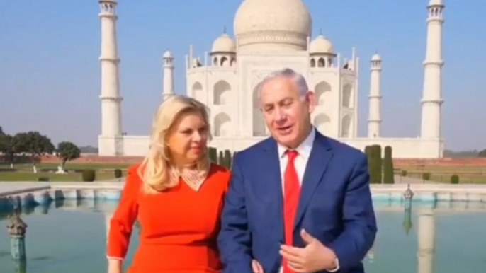 Benjamin Netanyahu visits Taj Mahal with wife Sara in Agra