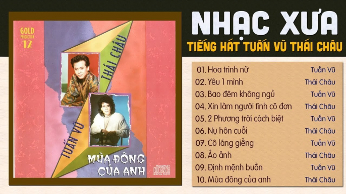 TUẤN VŨ THÁI CHÂU - CẶP ĐÔI HUYỀN THOẠI CỦA THẾ HỆ VÀNG DÒNG NHẠC BOLERO XƯA HẢI NGOẠI