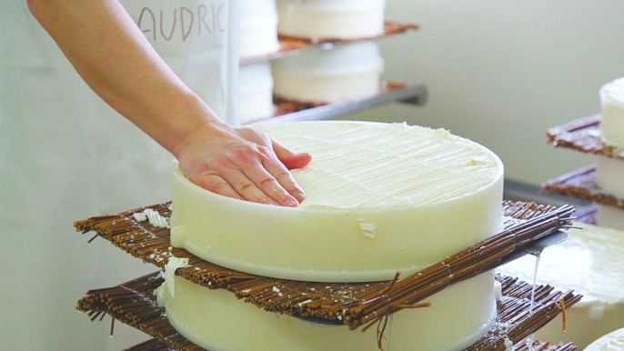 Brie de Meaux can only be produced by a handful of farms in France. We went behind the scenes to see how it's made.