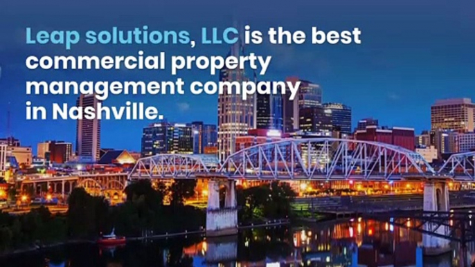 Commercial Property Managers Nashville | leapsolutionstn.com | Call 833-789-5884