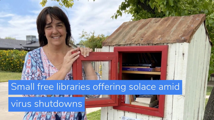 Small free libraries offering solace amid virus shutdowns, and other top stories from May 20, 2020.