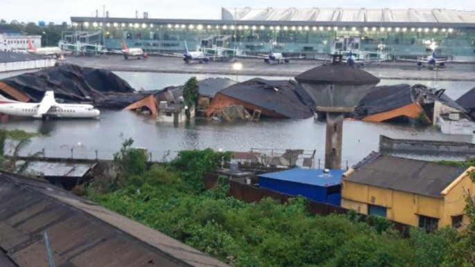 Watch: Cyclone Amphan leaves Kolkata airport flooded, many structures damaged