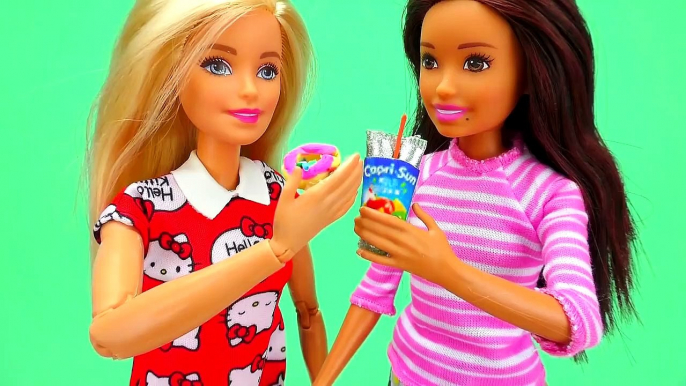 12 DIY Barbie Hacks - Mini food, School supplies and more Miniature Barbie Crafts