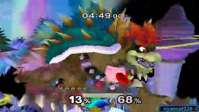 Super Smash Bros. Melee: Classic Mode as Random Status Effect Giga Bowser