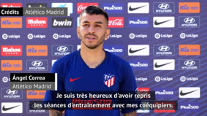 Atlético - Correa : "Nous avons besoin de jouer au football"