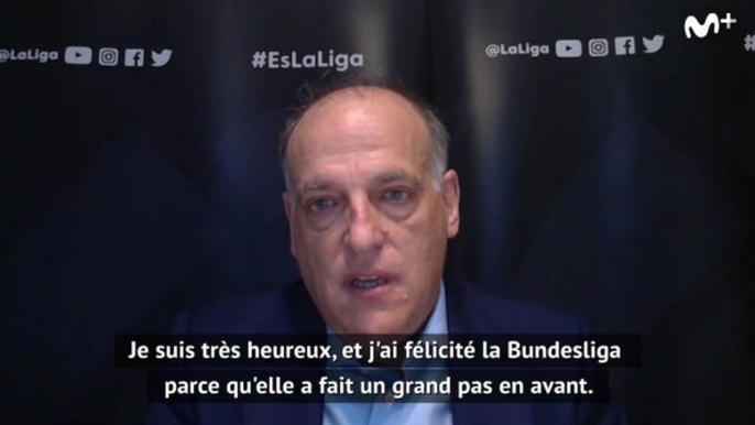 La Liga - Tebas : "La Bundesliga est l'exemple à suivre"