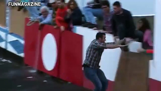 Funny Videos 2020 - Stupid people doing stupid things - Bull Fighting