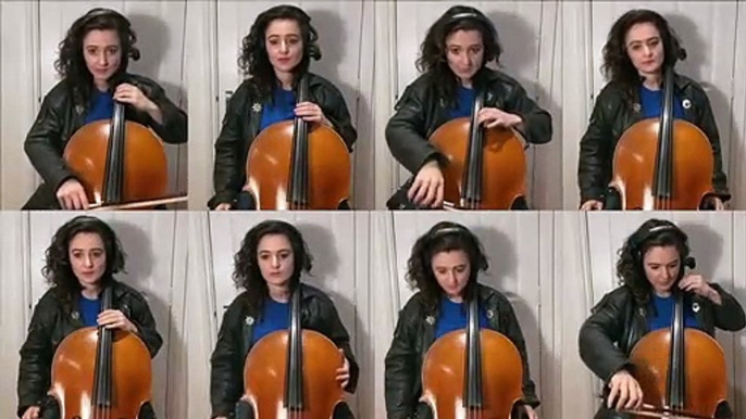 L'intro de K2000 avec 8 violoncelles mais une seule artiste