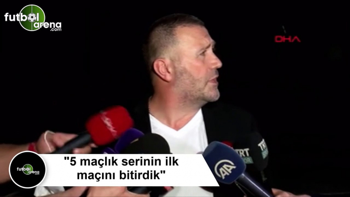 Mehmet Yiğit Alp: "5 maçlık serinin ilk maçını bitirdik"