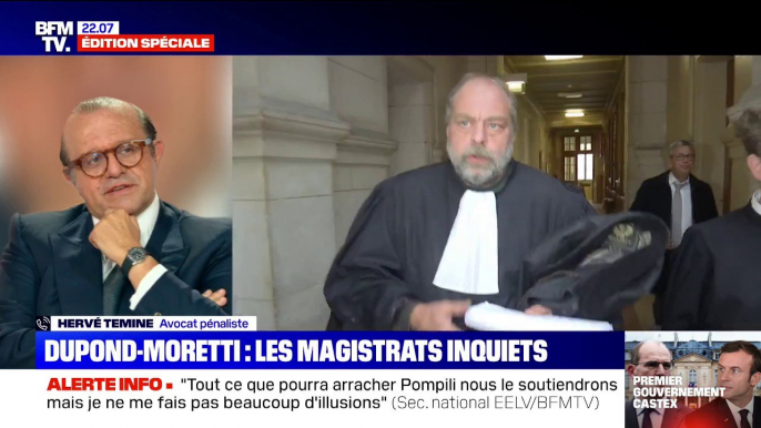 Hervé Temine, avocat pénaliste: "Le fait qu'un avocat soit désigné comme Garde des Sceaux est une bonne chose"