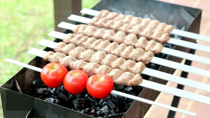 Afghan Kabab Recipe _ How to make Afghani Kabab Koobideh - International Cuisines