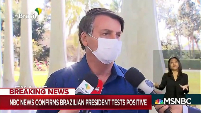 Brazil's President Bolsonaro Tests Positive For Coronavirus