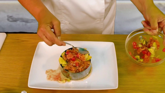 TIMBAL |  TARTAR DE SALMON AHUMADO