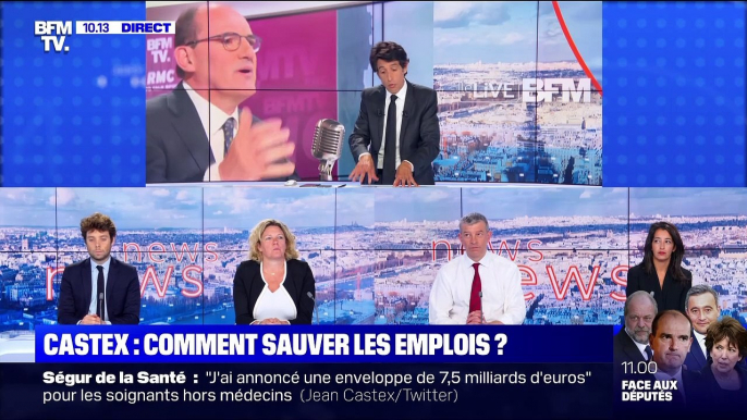 Castex : comment sauver les emplois ? - 08/07