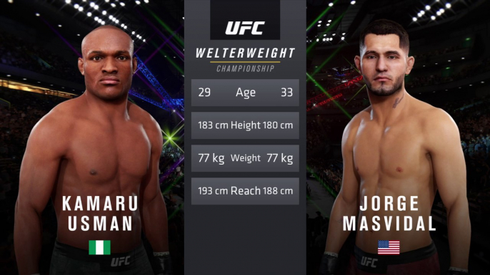 UFC 251: Usman vs. Masvidal - UFC Welterweight Title Match - CPU Prediction