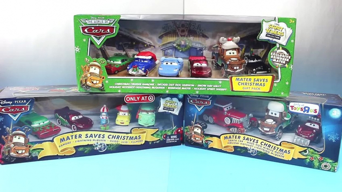 Disney Cars Story Tellers Mater Saves Christmas with Lightning McQueen Mater Sally Ramone Toys