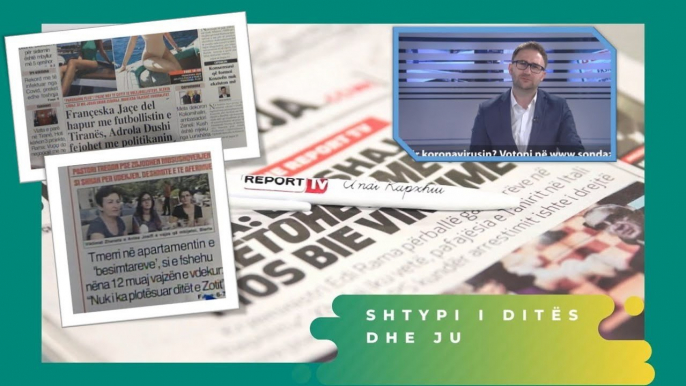 Report TV - "Shtypi i Ditës dhe Ju", ja çfarë shkruajnë gazetat për sot  e shtunë 4 korrik  2020