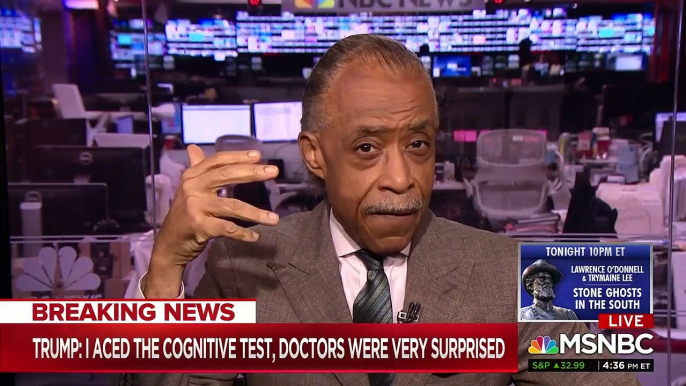 Sharpton calls BS on Trump's claim he 'took a mental acuity test': 'I have a bridge he can buy'