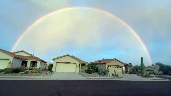 Cet arc-en-ciel au dessus de Tucson est à couper le souffle