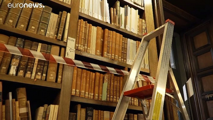 Des livres mis en quarantaine : le déconfinement à la Bibliothèque de Florence