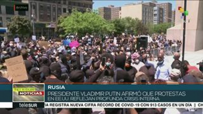 Vladimir Putin critica a Donald Trump por ola de protestas en EE.UU.