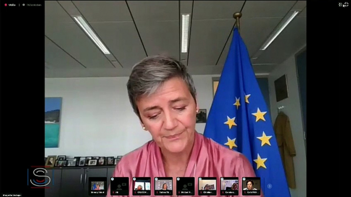 Commission des affaires européennes et des affaires économiques du Sénat : Mme Margrethe Vestager, vice-Présidente de la Commission européenne chargée du numérique et de la concurrence - Mardi 16 juin 2020