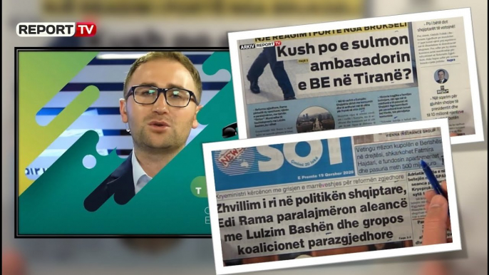 Report TV - "Shtypi i Ditës dhe Ju", ja çfarë shkruajnë gazetat për sot e premte 19 qershor 2020