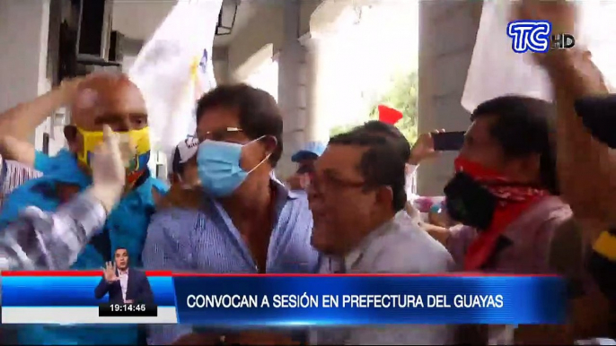 Consejo Provincial del Guayas sesionará mañana para tratar pedido de destitución del prefecto