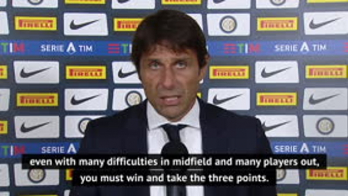 Conte bemoans wasteful Inter after draw