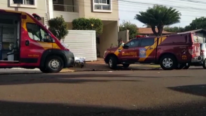 Corpo de Bombeiros atende vítima que sofreu queda em escadaria