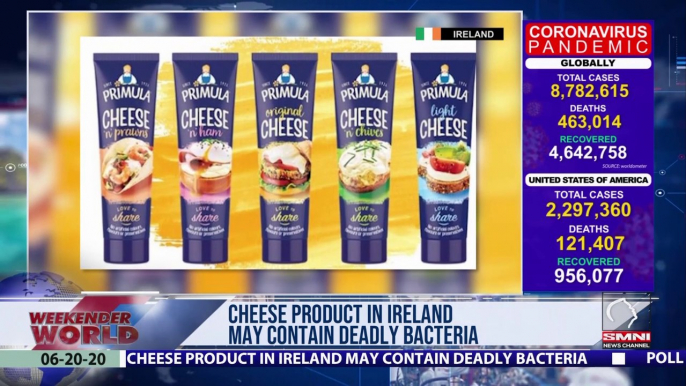 Cheese product in Ireland may contain deadly bacteria